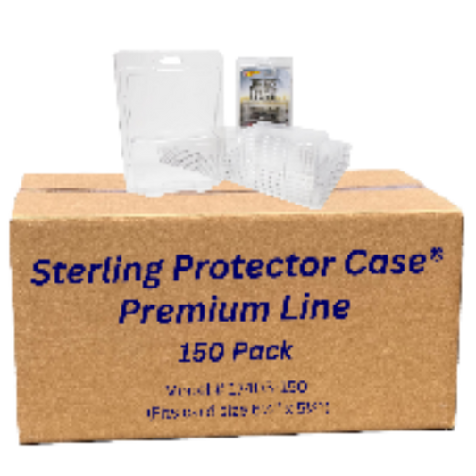 Sterling Protector Case Premium Line 150 Pack Wholesale Model 17403 Fits card size 6.5" x 5.25" for Hot Wheels Premium Line Car Culture, Pop Cultuer, Fast & Furious, Entertainment