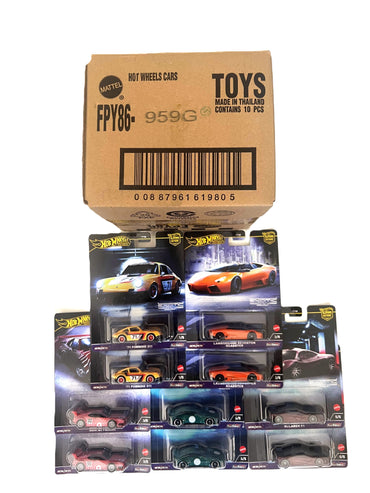 Coffret scellé en usine Hot Wheels 2024 Car Culture Exotic Envy G Mattel (10 voitures)