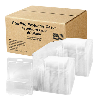 Sterling Protector Case Premium Line 60 Pack Fits card size 6.5" x 5.25" for Hot Wheels Premium Cars: Car Culture, Pop Culture, Fast & Furious