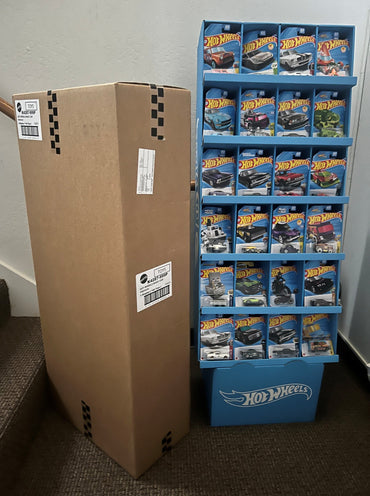 Hot Wheels Display Shipper Includes 144 Cars Factory Sealed in Original Box